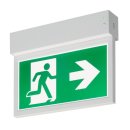 SLV P-LIGHT Emergency Exit sign small ceiling/wall, white