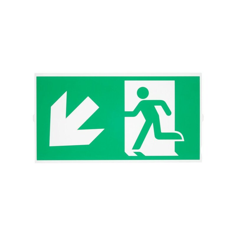 p light emergency series stair signs for exit wall ceiling pendant big green~4