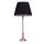 Tischleuchte Elegance antique copper color/ metal black fabric lampshade 1*40W E27