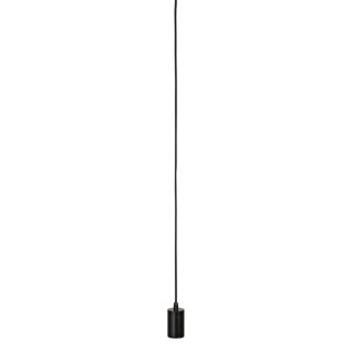 SLV FITU, Pendelleuchte, A60, rund, schwarz, 5m Kabel mit offenem Kabelende, max. 60W