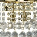 Searchlight Hanna 2Lt Wall Light - Gold & Clear Crystal