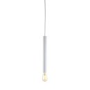 SLV FITU PD E27, Indoor Pendelleuchte weiß 5m Kabel mit offenem Kabelende
