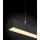 SLV Q-LINE DALI SINGLE LED, Pendelleuchte, dimmbar, 1500mm, schwarz