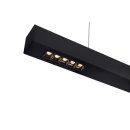 SLV Q-LINE PD, LED Indoor Pendelleuchte, 1m, BAP, schwarz, 3000K
