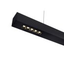 SLV Q-LINE PD, LED Indoor Pendelleuchte, 1m, BAP, schwarz, 4000K