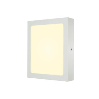 SLV SENSER 24 Indoor LED Deckenaufbauleuchte eckig weiß