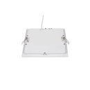 SLV SENSER 18 Indoor LED Deckeneinbauleuchte eckig weiß