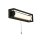 Searchlight CHAPLIN LED Wandleuchte, MATT Schwarz 30cm Schnurrschalter
