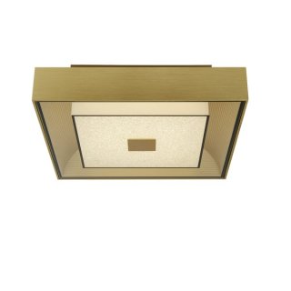 Searchlight LED SQUARE DECKENLAMPE - GOLD mit Kristall SAND