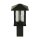 Searchlight Venice 450mm Outdoor Post- Black Metal With Water Glass,IP44