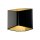 SLV CARISO 2 WL LED Wandleuchte schwarz/gold 2700K Warmweiss