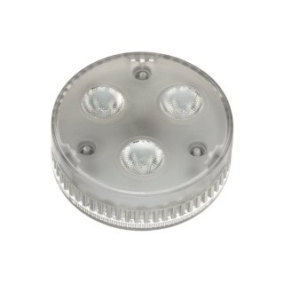 SLV GX53 LED Leuchtmittel, 3x1,4W, warmweisse LED, 35° Abstrahlwinkel