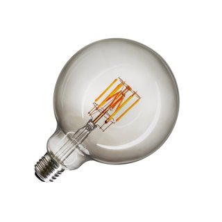 SLV LED Leuchtmittel, G125, E27, 2000-2900K, 280°, dimmbar, Rauchglas