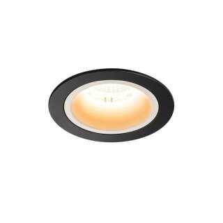 SLV NUMINOS DL M, Indoor LED Deckeneinbauleuchte schwarz/weiß 2700K 40°