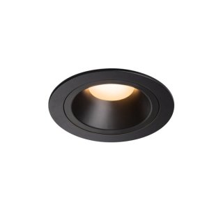 SLV NUMINOS DL M, Indoor LED Deckeneinbauleuchte schwarz/schwarz 2700K 55°