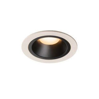 SLV NUMINOS DL M, Indoor LED Deckeneinbauleuchte weiÃŸ/schwarz 2700K 55Â°
