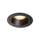 SLV NUMINOS DL L, Indoor LED Deckeneinbauleuchte schwarz/schwarz 2700K 20°