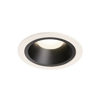 SLV NUMINOS DL L, Indoor LED Deckeneinbauleuchte weiß/schwarz 4000K 20°