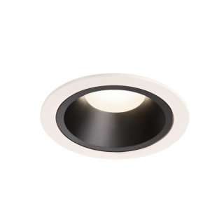 SLV NUMINOS DL L, Indoor LED Deckeneinbauleuchte weiß/schwarz 4000K 40°