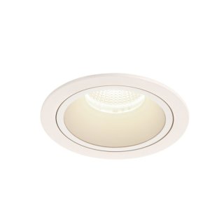 SLV NUMINOS DL L, Indoor LED Deckeneinbauleuchte weiß/weiß 4000K 55°