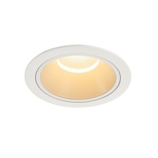 SLV NUMINOS DL XL, Indoor LED Deckeneinbauleuchte weiß/weiß 3000K 55°