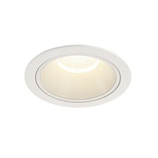 SLV NUMINOS DL XL, Indoor LED Deckeneinbauleuchte weiß/weiß 4000K 20°
