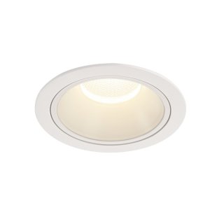 SLV NUMINOS DL XL, Indoor LED Deckeneinbauleuchte weiß/weiß 4000K 40°