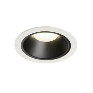 SLV NUMINOS DL XL, Indoor LED Deckeneinbauleuchte weiÃŸ/schwarz 4000K 55Â°