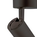 SLV NUMINOS SPOT PHASE S, Indoor LED Deckenaufbauleuchte schwarz/schwarz 2700K 36°