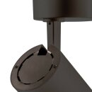 SLV NUMINOS SPOT PHASE M, Indoor LED Deckenaufbauleuchte schwarz/schwarz 2700K 60°