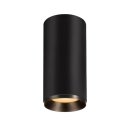 SLV NUMINOS CL PHASE L, Indoor LED Deckenaufbauleuchte schwarz/schwarz 2700K 36°