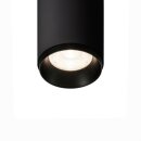 SLV NUMINOS SPOT DALI S, Indoor LED Deckenaufbauleuchte schwarz/schwarz 4000K 60°