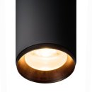 SLV NUMINOS SPOT DALI L, Indoor LED Deckenaufbauleuchte schwarz/schwarz 2700K 60°