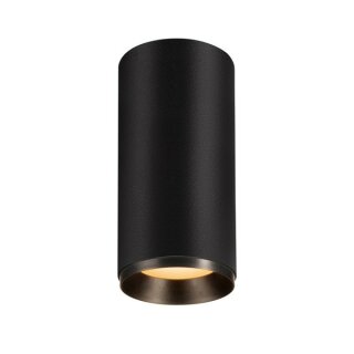 SLV NUMINOS CL DALI L, Indoor LED Deckenaufbauleuchte schwarz/schwarz 2700K 60°