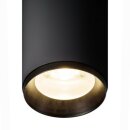 SLV NUMINOS CL DALI L, Indoor LED Deckenaufbauleuchte schwarz/schwarz 4000K 60°