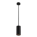 SLV NUMINOS PD DALI L, Indoor LED Pendelleuchte schwarz/schwarz 3000K 60°