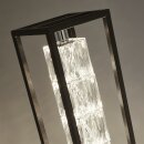Searchlight Elevator Floor Lamp - Matt Black Frame & Crystal Centre