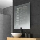 Infinity LED Bathroom Mirror - Black, IP44