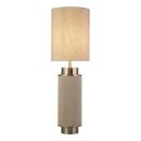 Searchlight FLASK 1LT Tischleuchte, NATURAL HESSIAN mit...