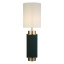 Searchlight FLASK 1LT Tisch Leuchte, Dunkel GREEN LINEN...